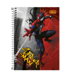 CADERNO CAPA DURA UNIVERSITARIO CONNECT 1 MATERIA SPIDER-MAN 80F