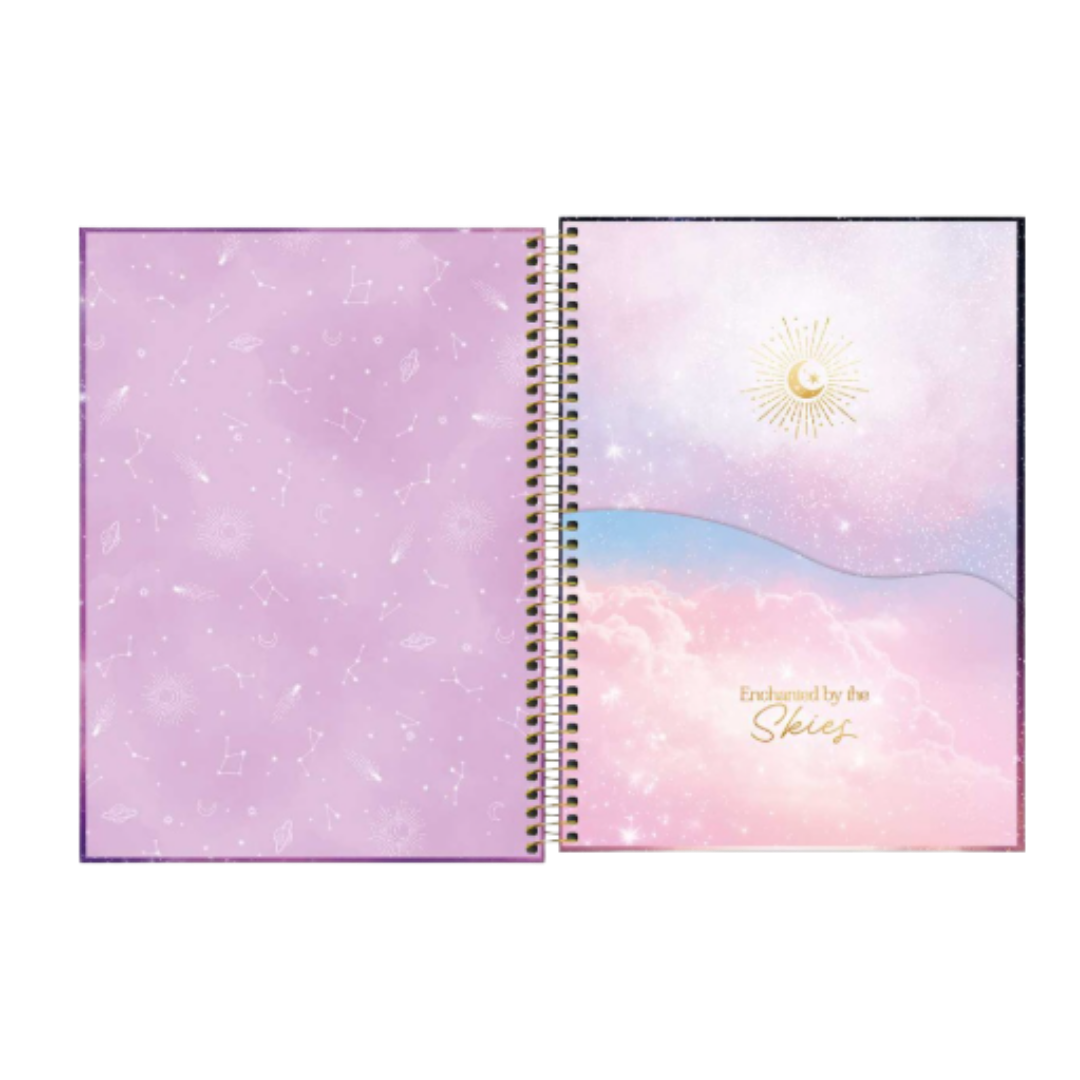 CADERNO ESPIRAL CAPA DURA UNIVERSITARIO 1 MATERIUA MAGIC 80 FOLHAS - LILLA PAPER (5)