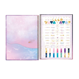 CADERNO ESPIRAL CAPA DURA UNIVERSITARIO 1 MATERIUA MAGIC 80 FOLHAS - LILLA PAPER (6)
