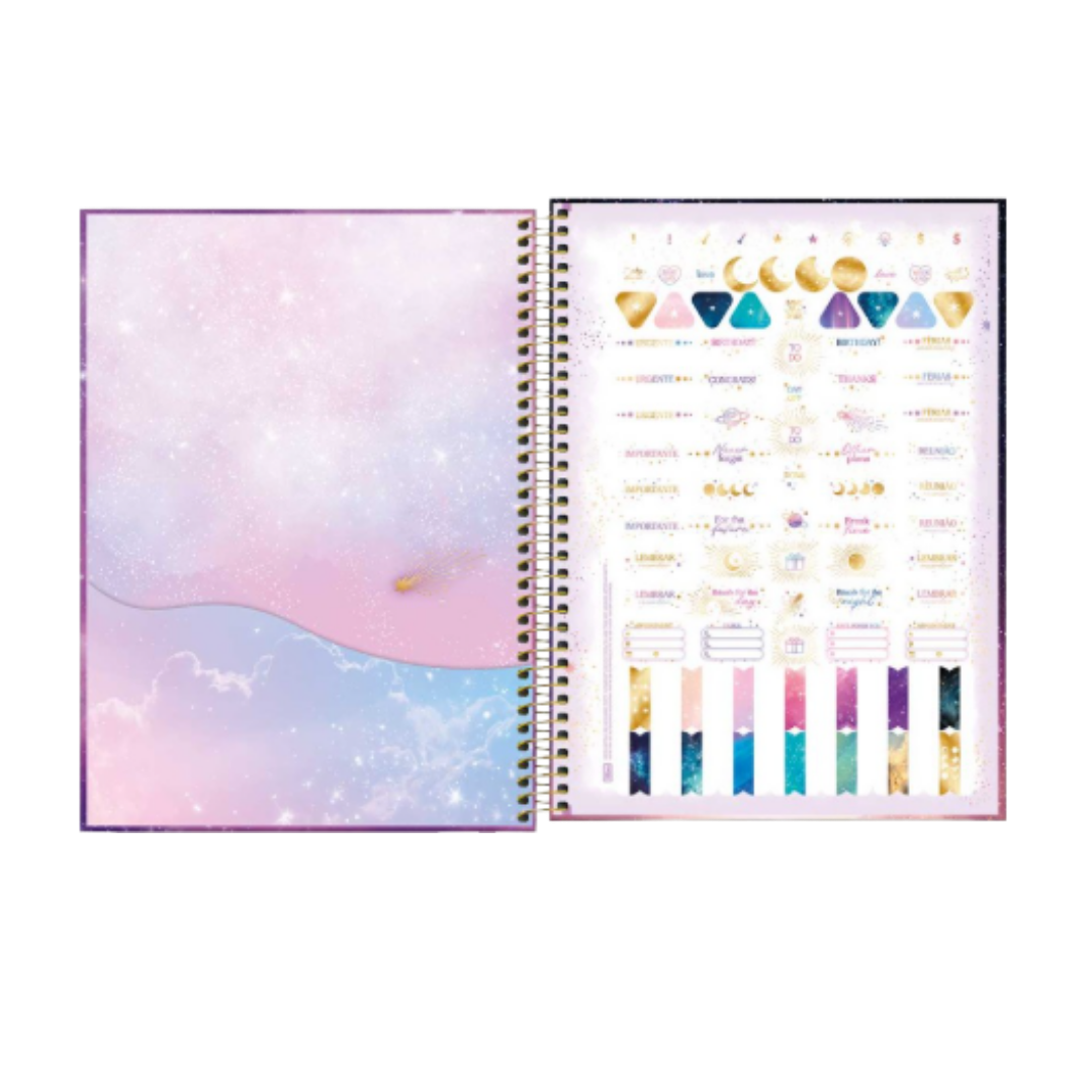 CADERNO ESPIRAL CAPA DURA UNIVERSITARIO 1 MATERIUA MAGIC 80 FOLHAS - LILLA PAPER (6)