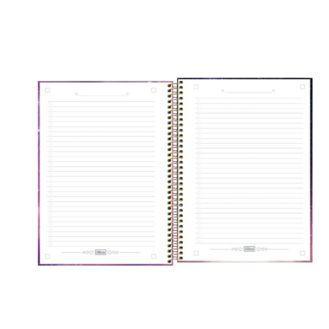 CADERNO ESPIRAL CAPA DURA UNIVERSITARIO 1 MATERIUA MAGIC 80 FOLHAS - LILLA PAPER (7)