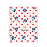 CADERNO CAPA DURA UNIVERSITARIO MINNIE 1 MATERIA 80F