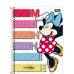 CADERNO CAPA DURA UNIVERSITARIO 1 MATERIA MINNIE 80F