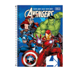 CADERNO CAPA DURA UNIVERSITARIO AVANGERS 80F