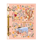 CADERNO ARGOLADO CARTONADO COLEGIAL POOH 80F