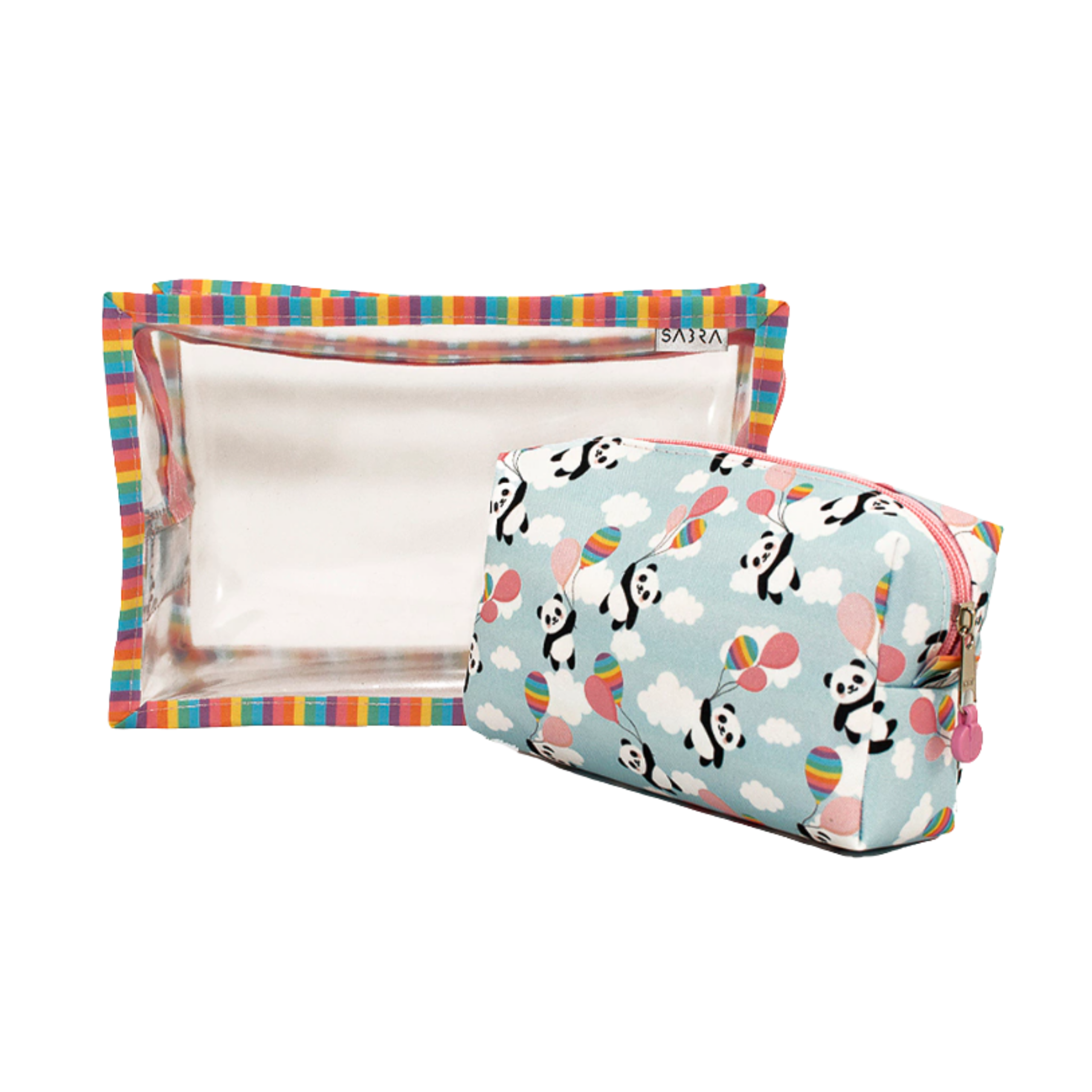 Necessaire Retangular + Estojo Godão Panda 1